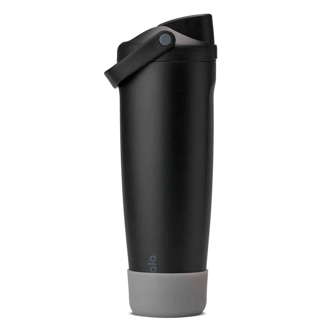 C07567   FreeSip Tumbler Sway Silicone Boot   Translucent Grey   On 40 oz. Very Very Dark FreeSip Sway